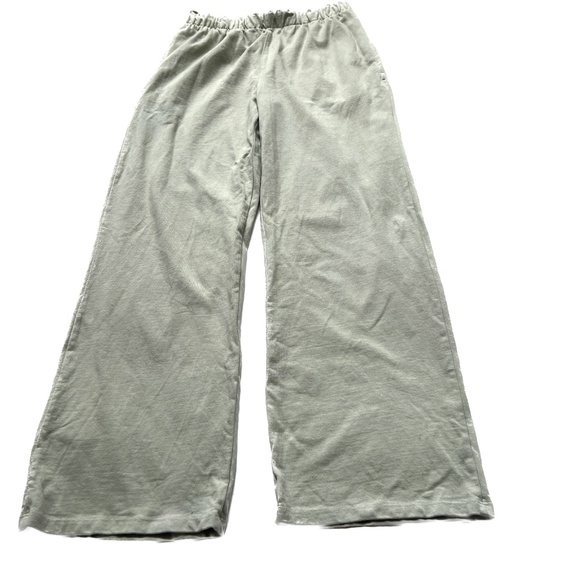 John Galt PANTS Pale Green Size 3 Made in Italy 100% Cotton Straight Leg Pull on - Picture 1 of 6